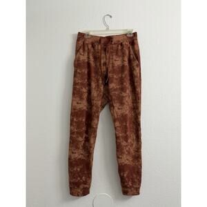 Lululemon City Sweat Jogger Pants Men’s M Brown Elastic Waist Zip Pocket